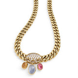 BVLGARI ✦ Sapphire and Diamond Necklace