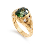NIXIE ✦ Green Zircon Ring
