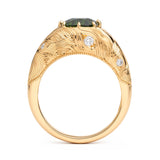 NIXIE ✦ Green Zircon Ring