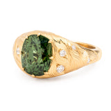 NIXIE ✦ Green Zircon Ring