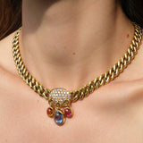 BVLGARI ✦ Sapphire and Diamond Necklace