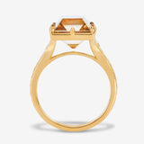 Kindred Lubeck Original ✦ 6.03ct Table Cut Cognac Diamond Ring
