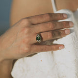 NIXIE ✦ Green Zircon Ring