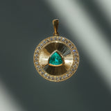Queen Solarium Pendant ✦ Paraiba Tourmaline